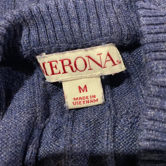 Womans blue Merona sweater - Picture 4 of 4